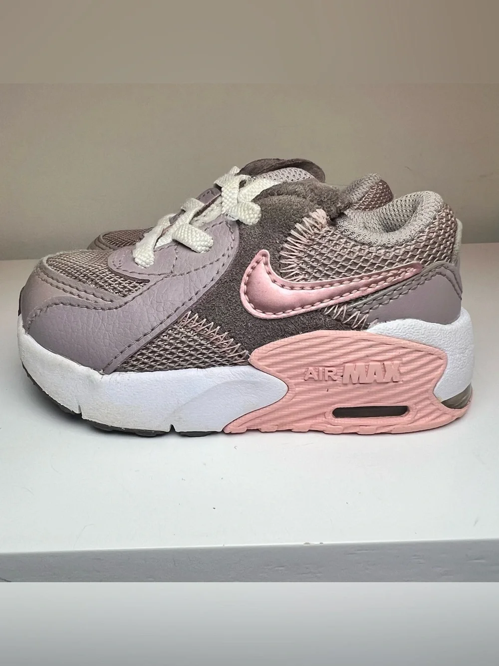 Nike Toddler Air Max Mauve Pink & Gray Sneakers
